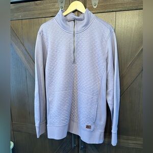 L.L. Bean Men's Lavender Zip-Up Sweater